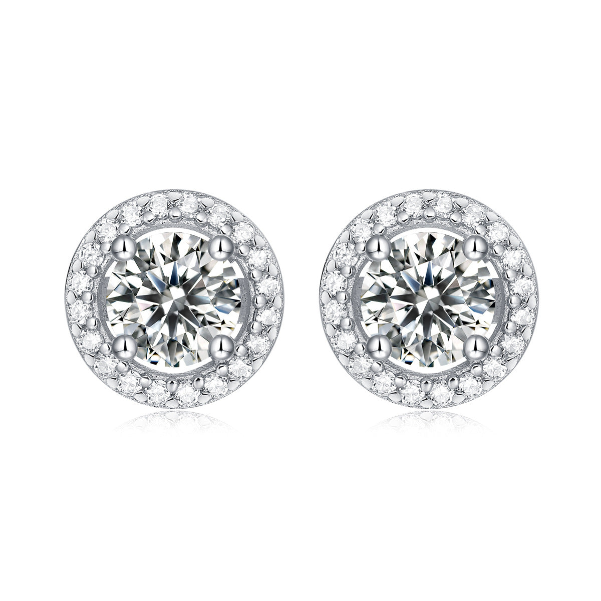 Graduation Moissanite Stud Earrings