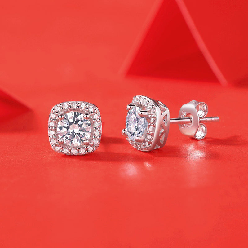 Promise Moissanite Stud Earrings