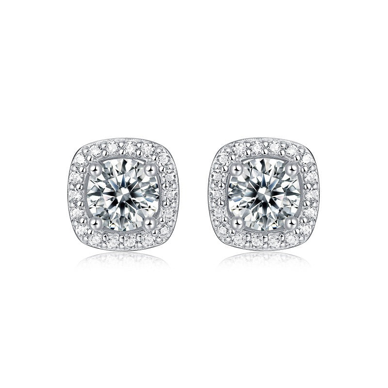 Promise Moissanite Stud Earrings