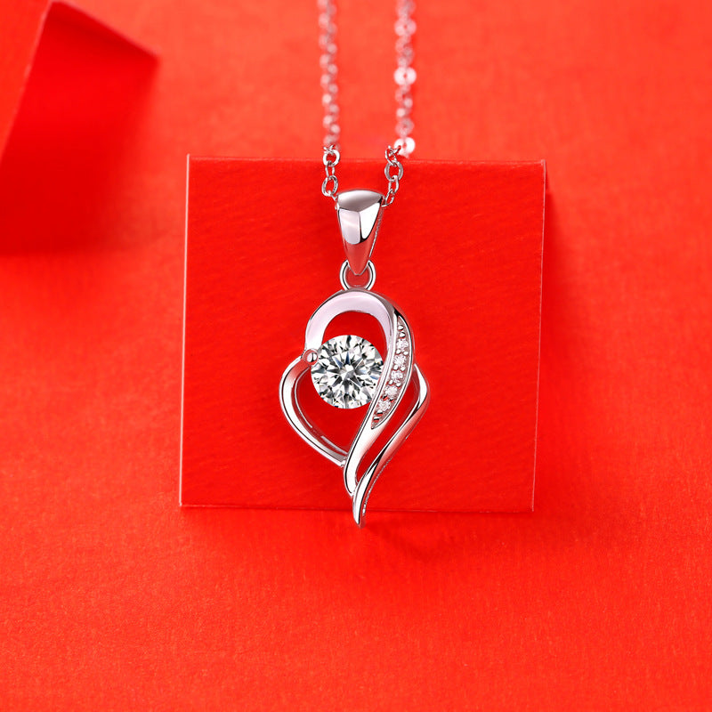 Comely Irregular Heart Necklace