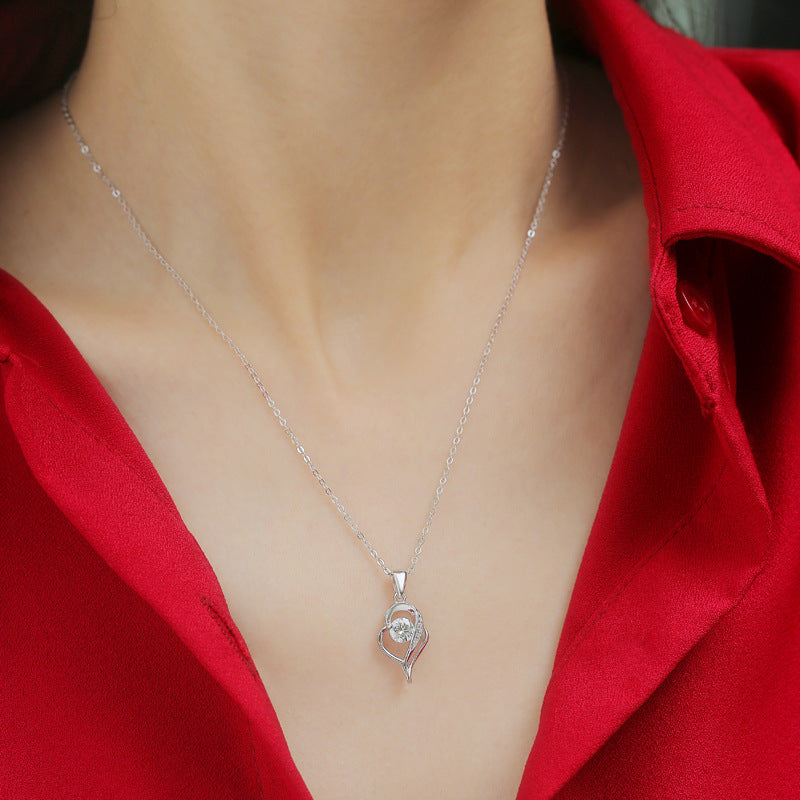 Comely Irregular Heart Necklace